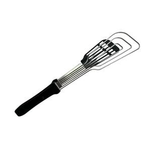 Kuhn Rikon Switzerland Stainless Steel Easy Lock Tongs Spatula Turner Black 16"